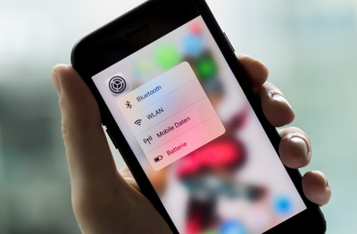 3D Touch facilita el acceso a WLAN y Bluetooth en iOS 11